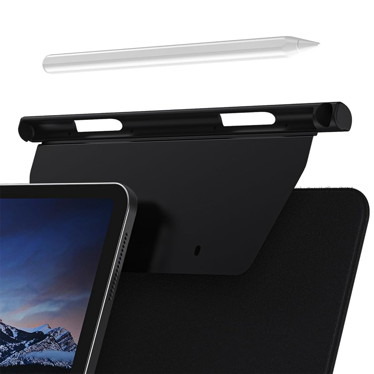 ZORBES Pencil Holder for Apple Pencil 2nd Generation iPad Attachment Pen Sleeve Designed for Apple Pencil for Top Brim Compatible with Magic Keyboard Apple Pencil 2nd Gen Holder (Black) ZORBES Pencil Holder for Apple Pencil 2nd Generation iPad Attachment Pen Sleeve Designed for Apple Pencil for Top Brim Compatible with Magic Keyboard Apple Pencil 2nd Gen Holder (Black)